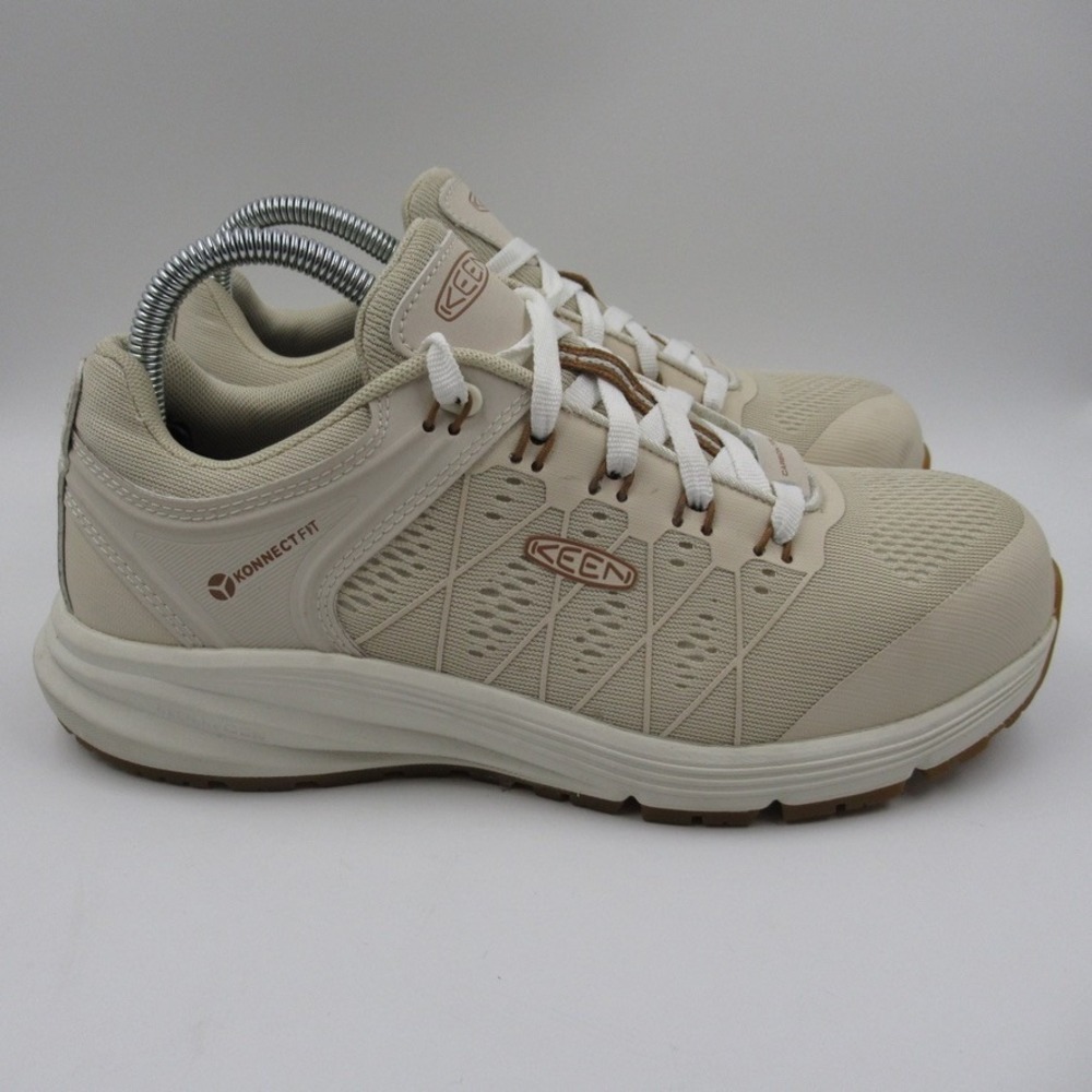 KEEN Utility Vista Energy Carbon Toe Work Shoes Beige Womens 8M 1026353M EH SR